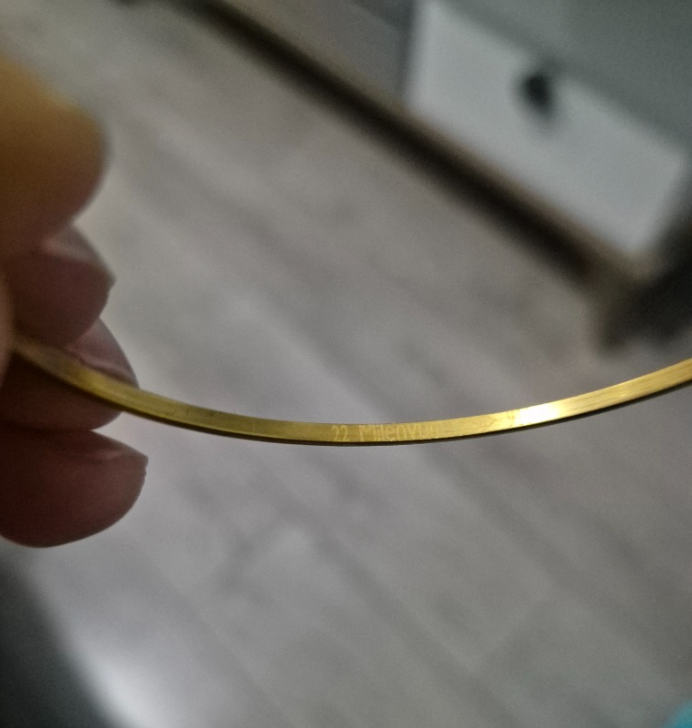 Ahlatcı 8 gr 22 Ayar 2mm Kibrit Çöpü Bilezik