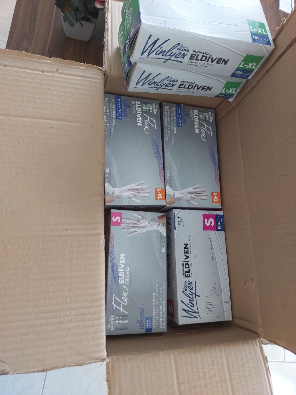 Reflex Pudrasız Tek Kullanımlık Beyaz Flex Eldiven S Beden 100'LÜ