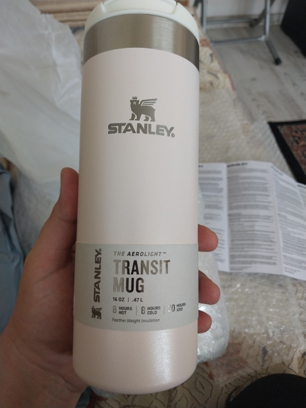 Stanley The AeroLight Transit Termos Bardak 0.47 Lt Açık Pembe