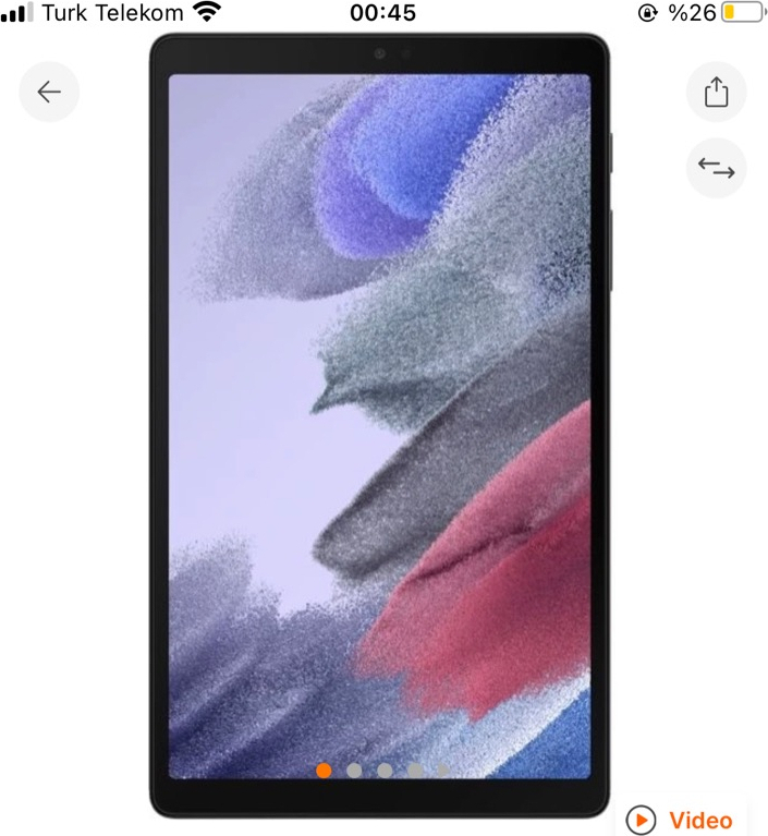 Samsung Galaxy Tab A7 Lite 32 GB (Samsung Türkiye Garantili)