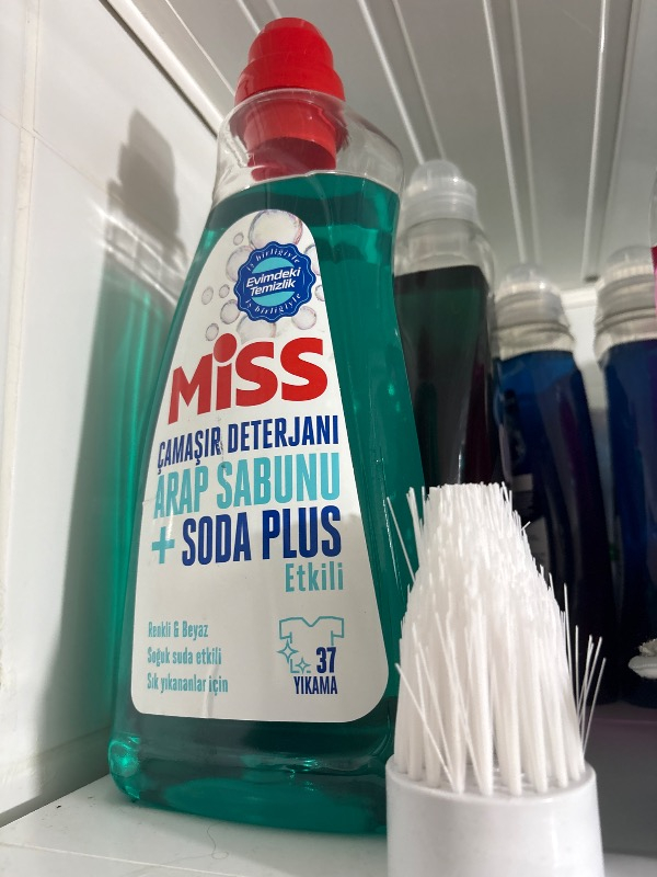 Miss Çamaşır Deterjanı Arap Sabunu + Soda Plus Etkili