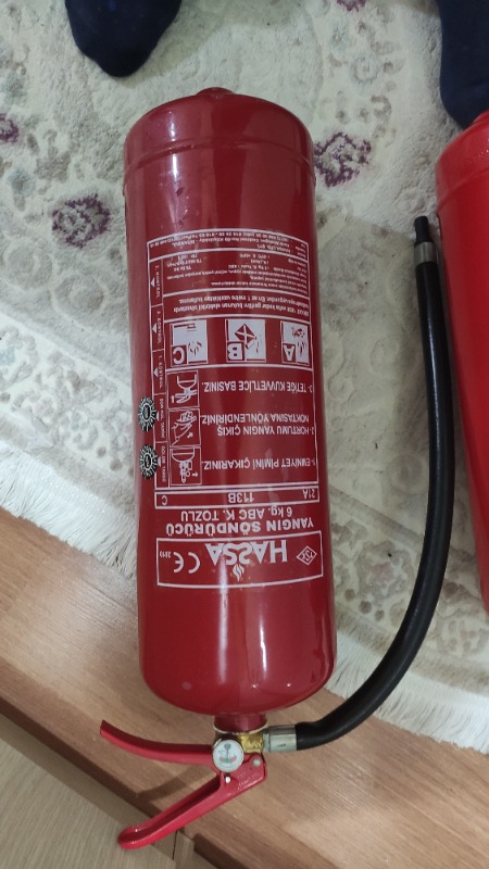 Mapeks Yangın Söndürücü - ''6 Kg".  Tsen 615 Abc  4 Yıl Garantili