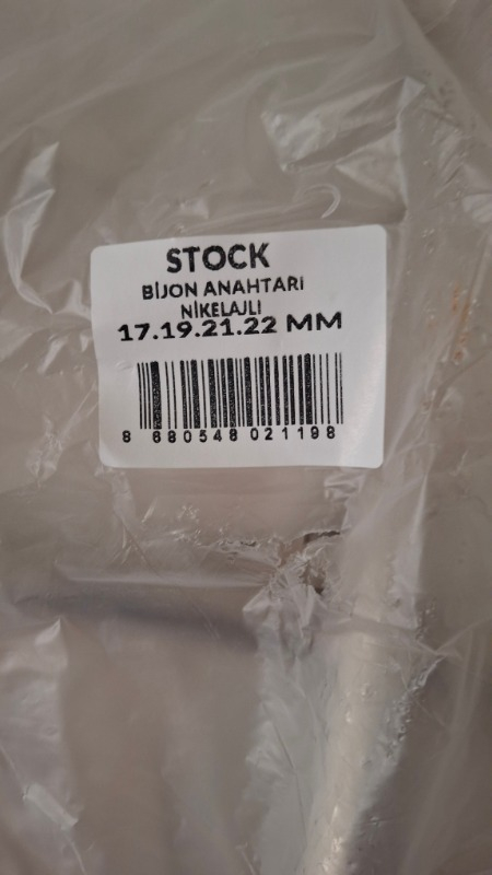Carub Bijon Anahtarı 17-19-21-23 mm Krom BR4620101