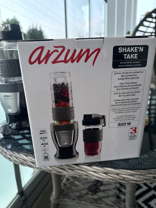 Arzum AR1032 Shake’N Take Kişisel Blender - Siyah