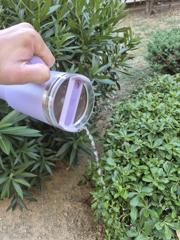 Stanley Quencher Pipetli Termos Bardak 1.18 Lt Lila Çift Katmanlı İzolasyon ve Paslanmaz Çelik