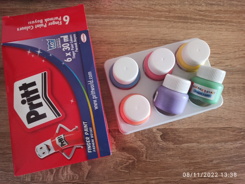 Pritt Parmak Boyası 6'lı 30Ml (1221355)