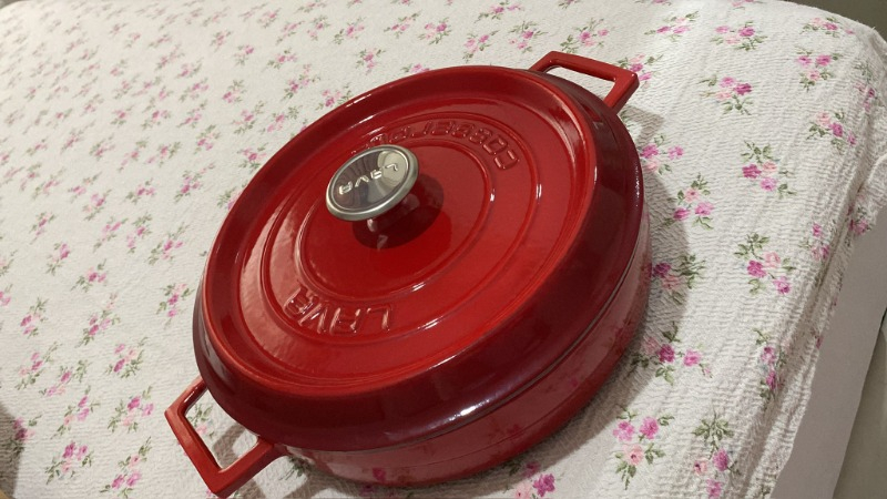 Lava Döküm Çok Amaçlı Yayvan Tencere. Trendy Serisi Çap(Ø)28cm.