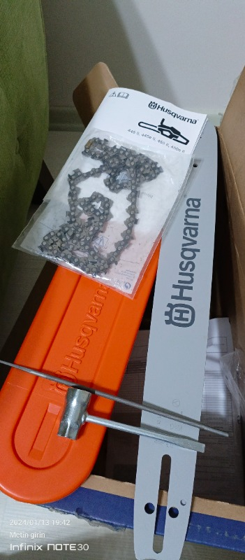 Husqvarna 445 Benzinli Ağaç Motoru 45 cm Pala