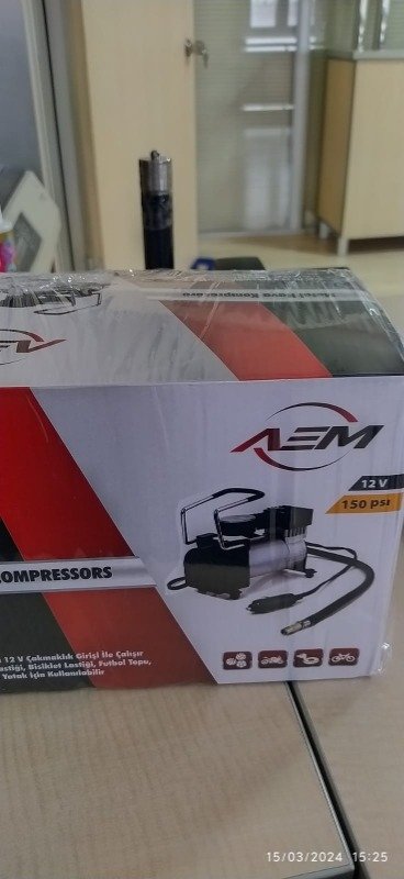 Oscar Araç Lastik Şişirme Pompası Metalgövde Kompresör