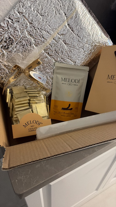 Melodi Çikolata Altın Sargılı Madlen Sütlü Çikolata- 500 gr