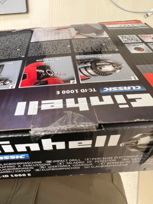 Einhell TC-ID 1000 E, Darbeli Matkap