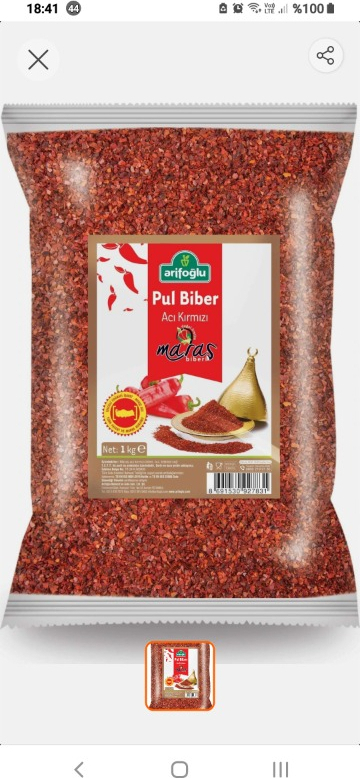 Arifoğlu Maraş Pul Biber 1000 gr
