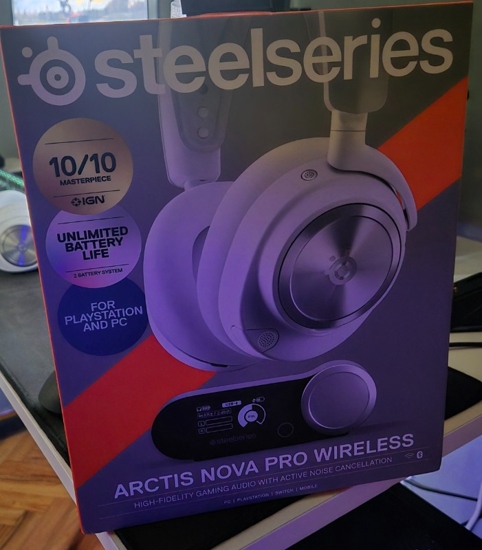 Steelseries Arctis Nova Pro Wireless Kablosuz Oyuncu Kulaklığı - Beyaz