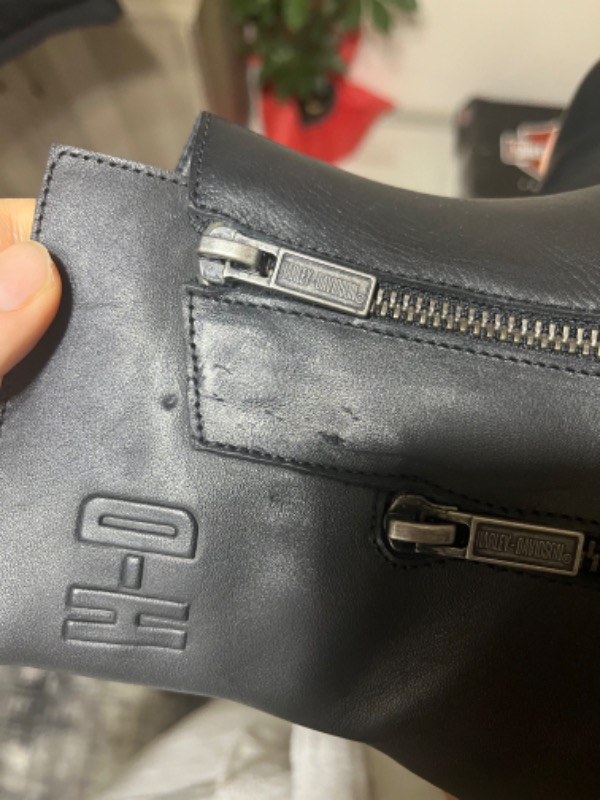 Harley Davidson Peking Fermuarlı Siyah Kadın Bot