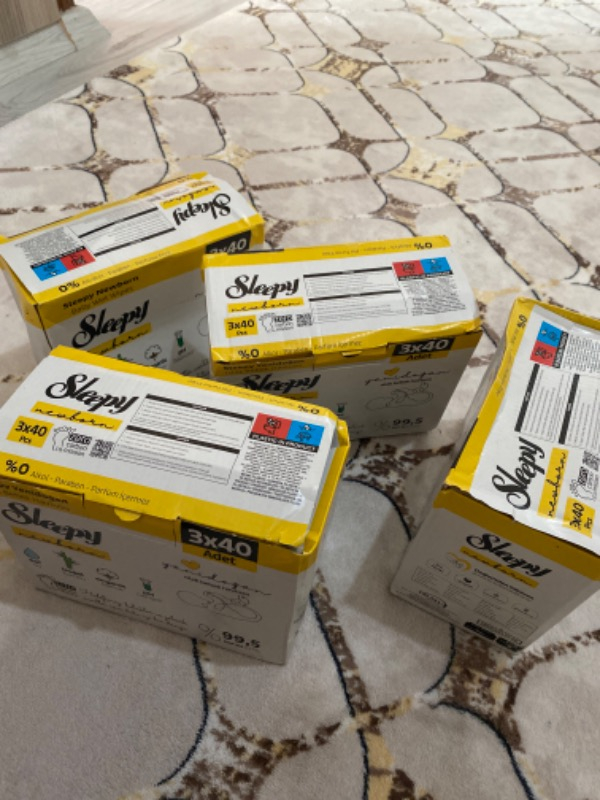 Sleepy Yenidoğan Islak Mendil12x40lı