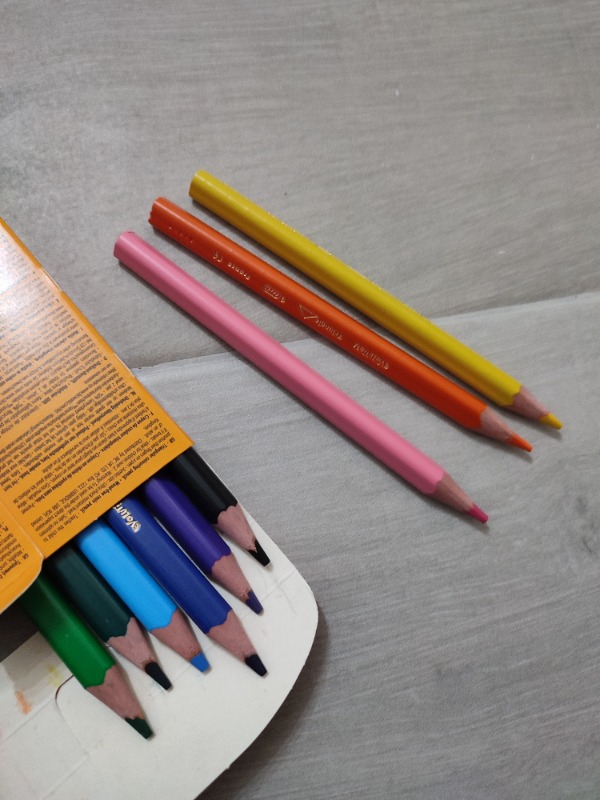 Bic Kids Evolution Üçgen Jumbo Kuru Boya Kalemi 12'li Kutu