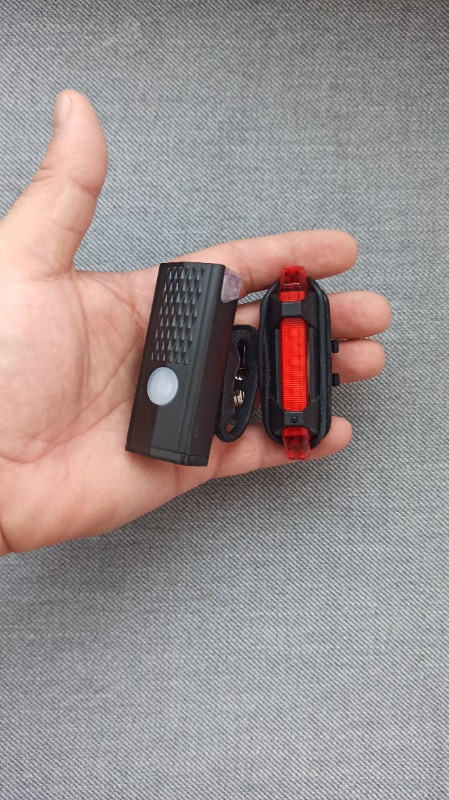 Turkish A2Z USB Şarjlı Bisiklet Ön-Arka Far Stop Lambası Seti
