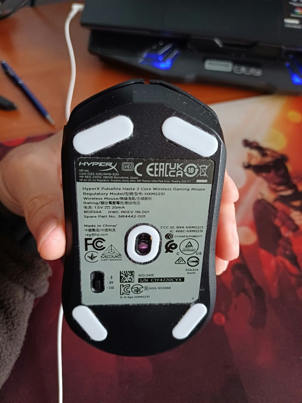 Hyperx Pf Has 2 Core Wl Bk/bk Gm Ms Mouse