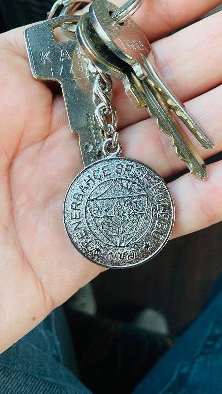 Fenerium Fb Logo Metal Anahtarlık-Gümüş
