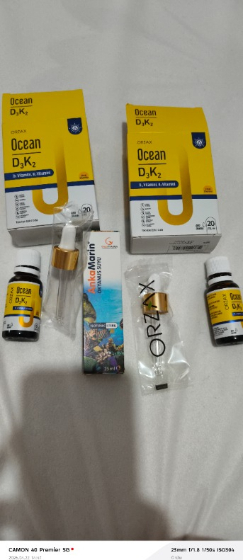 Orzax Ocean D3K2 20ml Damla