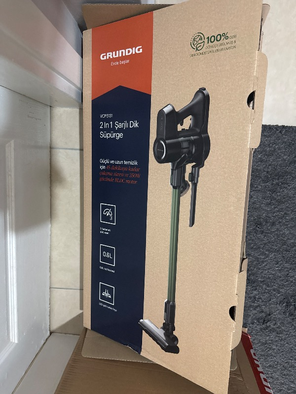 Grundig VCP 5131 Kablosuz Dikey Şarjlı Süpürge