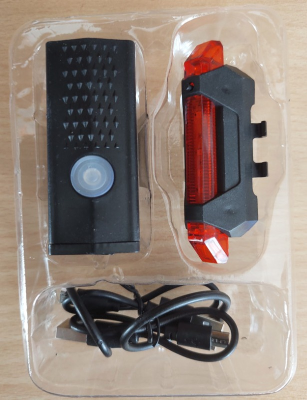 Greathings USB Şarjlı Bisiklet Ön-Arka Far Stop Lambası Seti