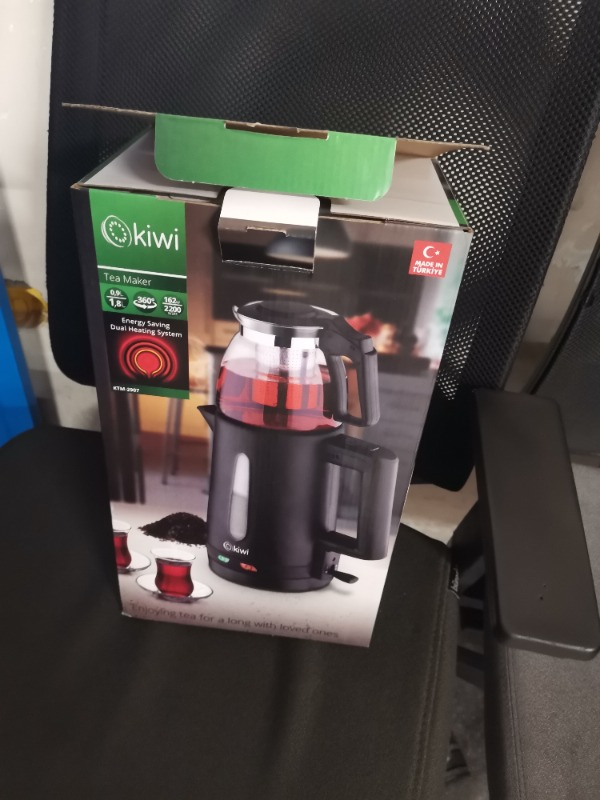 Kiwi KTM-2907 2200 W Cam Demlikli Çay Makinesi