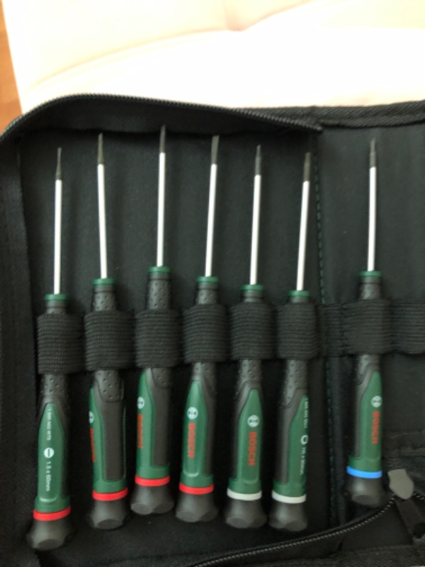 BOSCH Elektronikçi Tip Klemens Tornavida Takımı 13 Parça