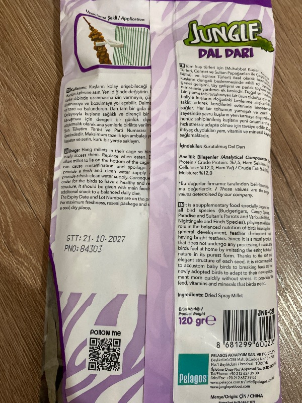 Jungle Doğal Dal Darı 5 Li Paket