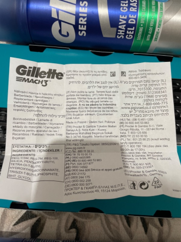 Gillette Mach3 18'li Yedek Tıraş Bıçağı Karton Paket