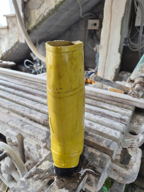 Ulaş PVC İşçi Çizmesi Merdane Uzun Sarı