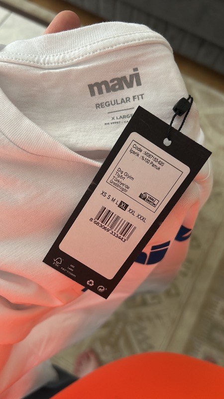 Mavi M067153-620 Miav Baskılı Tişört Beyaz Ss Erkek T-Shirt