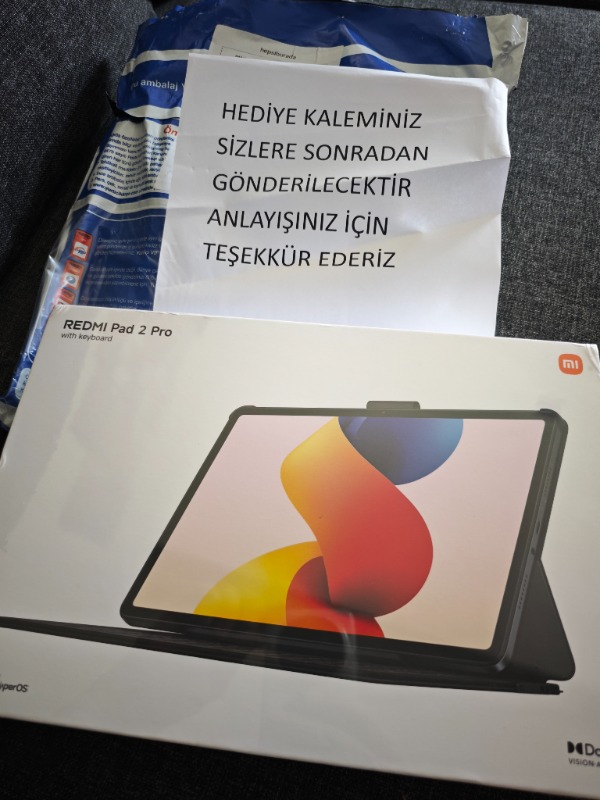 Xiaomi Redmi Pad 2 Pro 8GB 256GB 12.1" Mor + Klavye