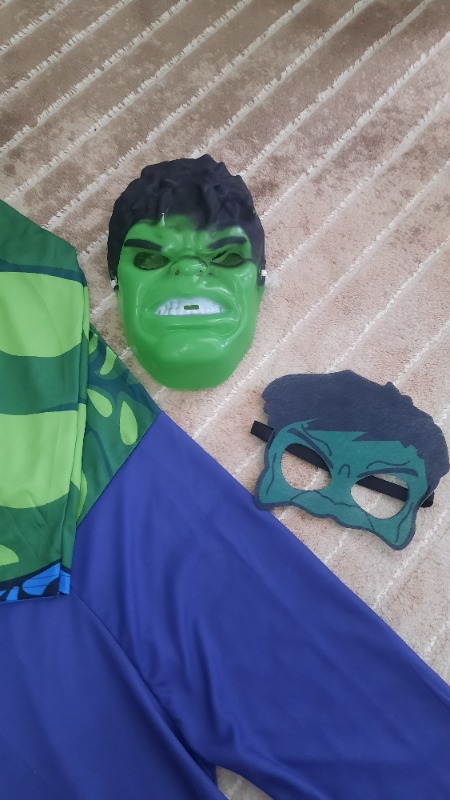 Hulk Çocuk Kostümü 2 Maskeli Çocuk Kostümü