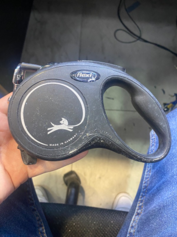Flexi Siyah Seri Large 5 Mt Şerit Otomatik Tasma Siyah