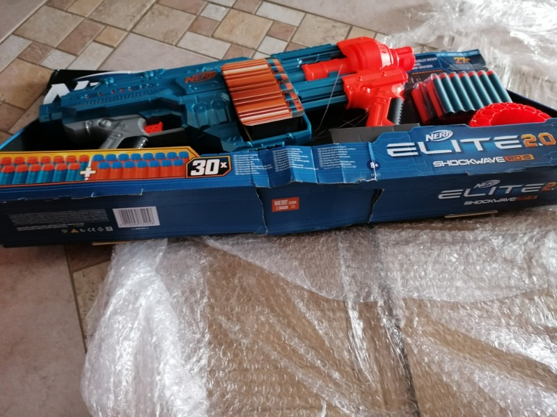 Nerf Elite 2.0 Shockwave RD-15 Dart Tabancası