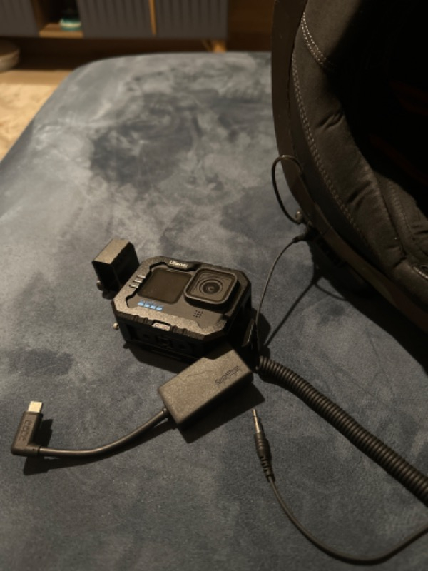 GoPro Mikrofon Adaptörü 3.5mm Pro ( Hero11 Black & Hero10 / Hero9 / Hero8 / Hero7 /6/5 Black )