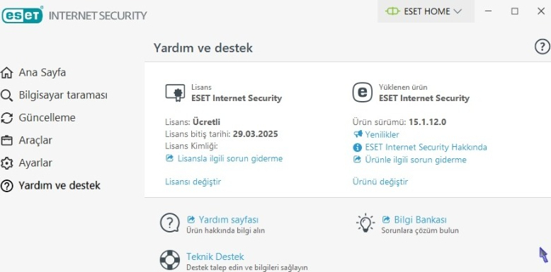 Eset Internet Security 1 Cihaz 3 yıl - Dijital Kod