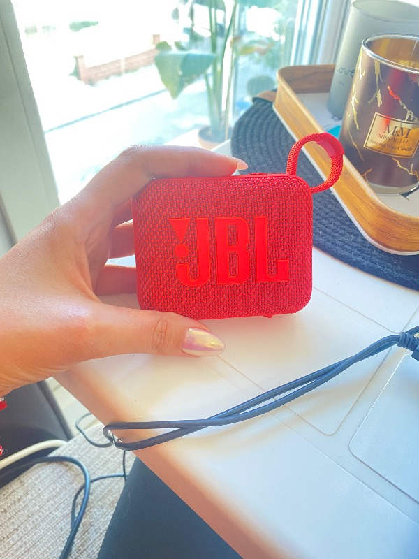 JBL Go4, Bluetooth Hoparlör, IP67, Kırmızı