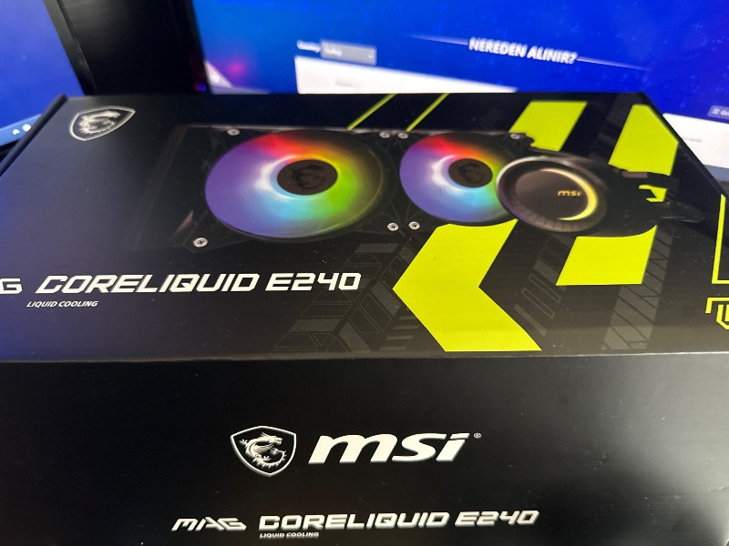 MSI MAG CORELIQUID E240 240 MM ARGB BLOCK SIVI ISLEMCI SOGUTUCUSU
