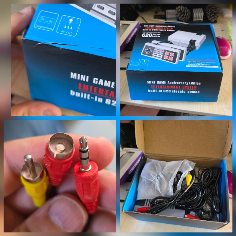 Gamerloot Retro Mini Game 620 Oyunlu Atari Gümüş Renkli 2 Kollu Eğlence Sistemi