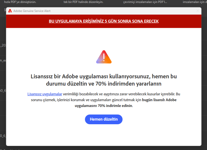 Adobe Acrobat Pro DC Dijital Lisans 1 Kullanıcı Ömür Boyu Lisans Hızlı Aktivasyon ile Popüler Yazılım