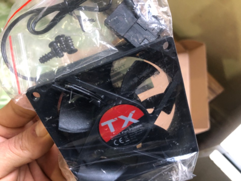 TX 8cm Siyah Kasa Fanı (TXCCF08BK)