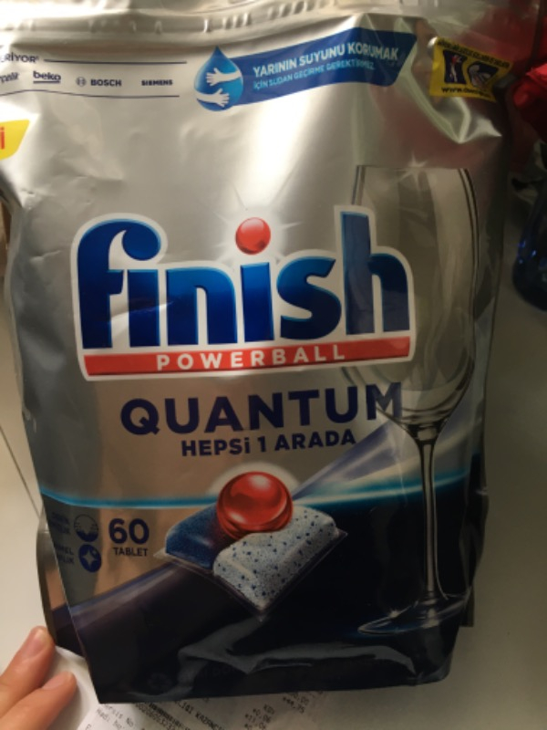 Finish Quantum 60 Kapsül Bulaşık Makinesi Deterjanı Tableti