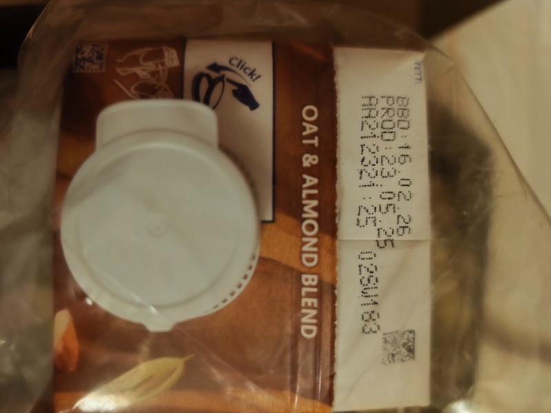 Alpro Yulaf Badem Sütü 1 L Vegan Laktozsuz Bitkisel Bazlı