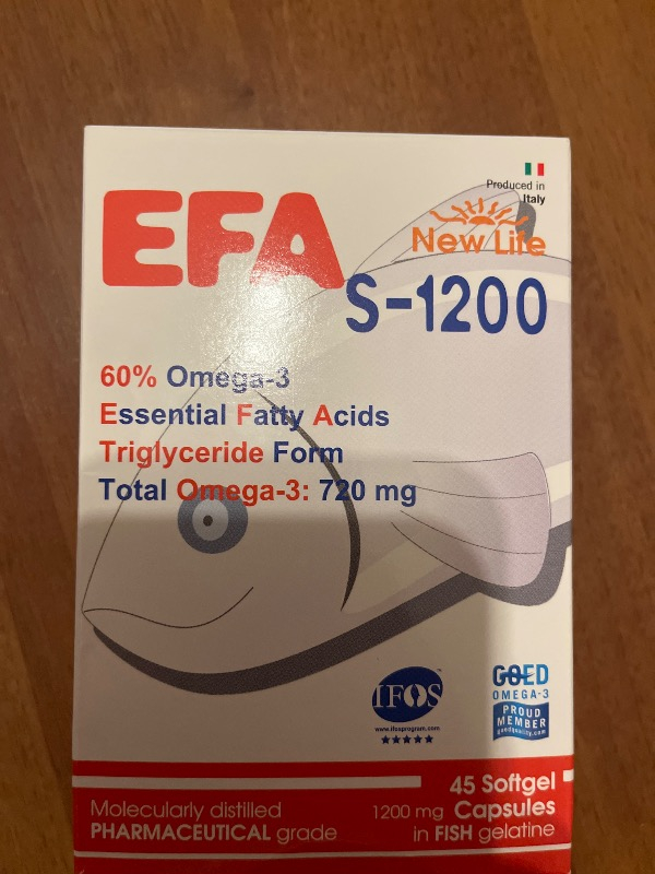 New Life Efa S-1200 Mg 90 Kapsül Omega-3 İçeren Balık Yağı Takviyesi Trigliserit Form