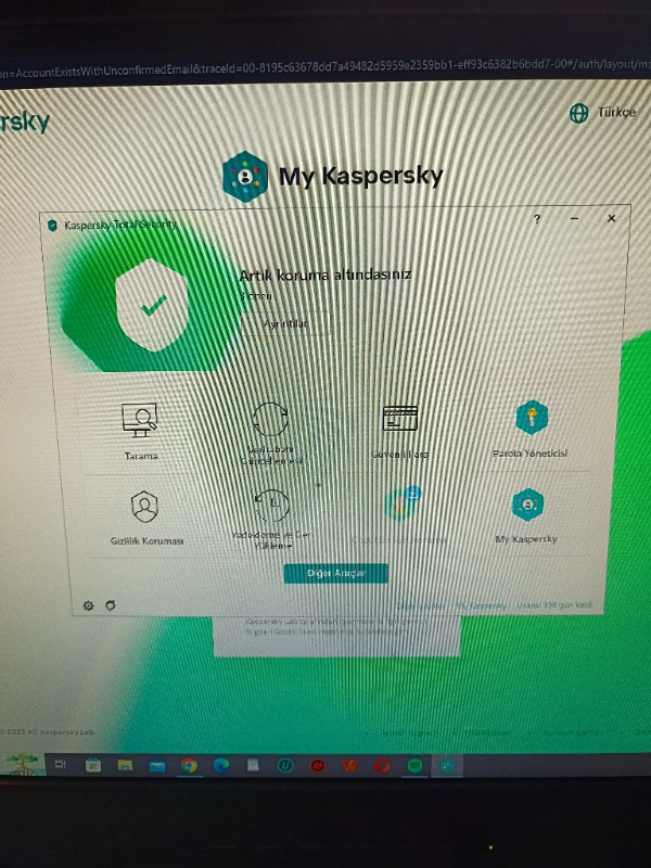 Kaspersky Total Security 1 Kullanıcı 1 Yıl Türkçe Anti Virüs Programı 2022 -2023 Sürüm