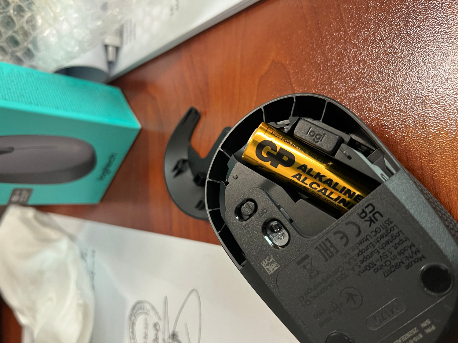 Logitech M170 USB Alıcılı Kablosuz Kompakt Mouse - Gri