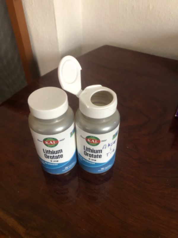 Kal Lithium Orotate 5 Mg 120 Capsules
