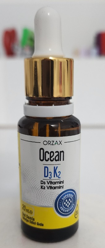Orzax Ocean D3 K2 Damla 20 ml